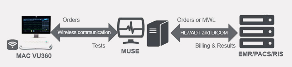 MUSE and DICOM based systems