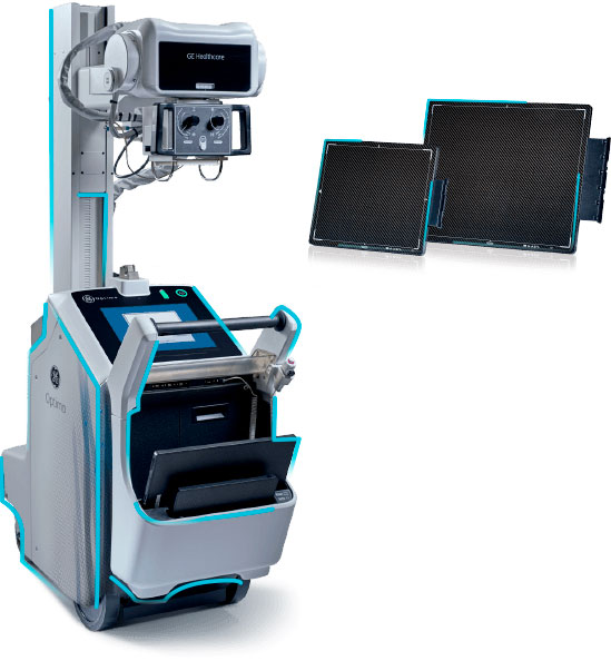 Aparelho de RaioX portátil Optima XR240amx®