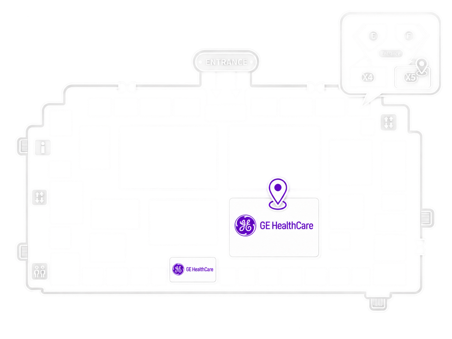 Booth map — Hall X5, Level 0