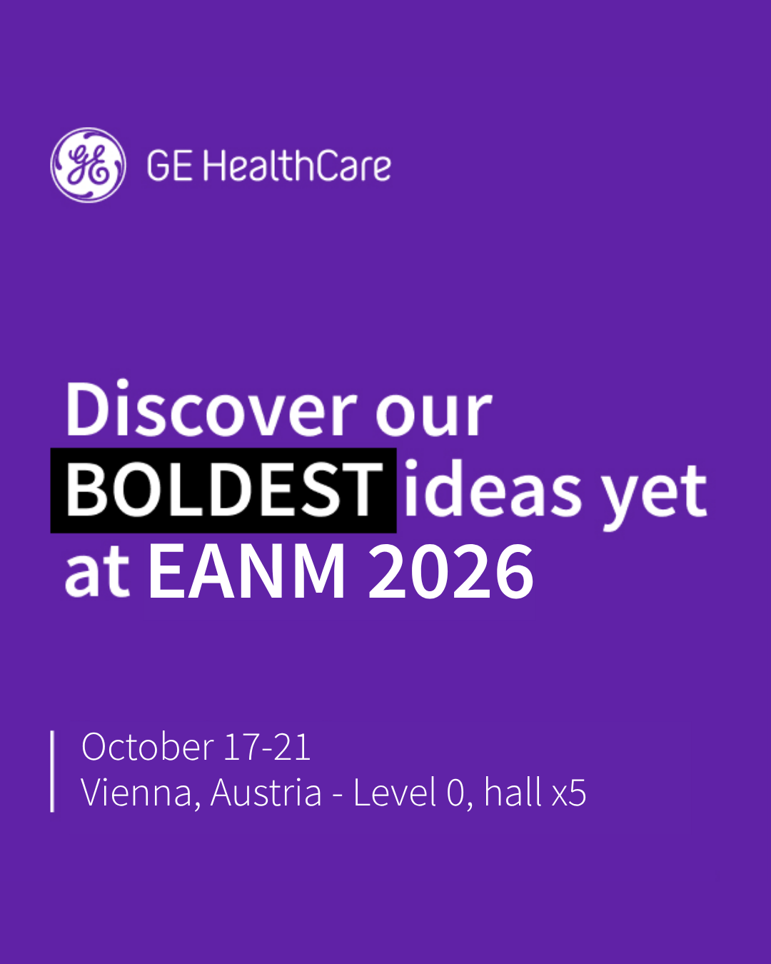 GE HealthCare at EANM 2026